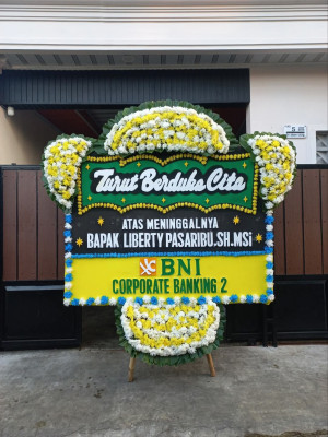 Papan Bunga Duka di Tanggungharjo