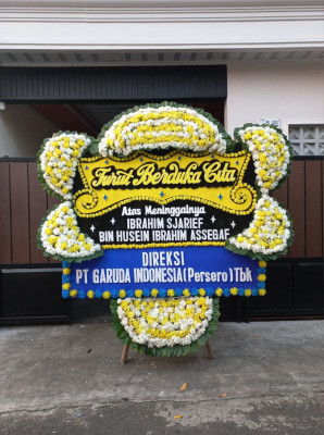 Papan Bunga Duka di Tanggungharjo