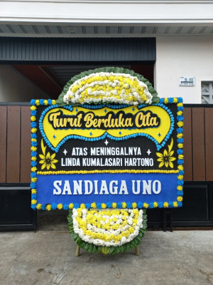 Papan Bunga Duka di Tanggungharjo