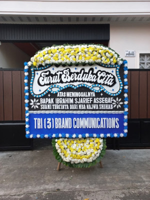 Papan Bunga Duka di Tanggungharjo